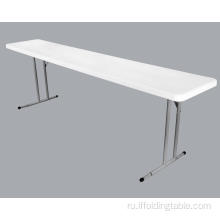 8-футовый прямоугольный складной столик для узких встреч